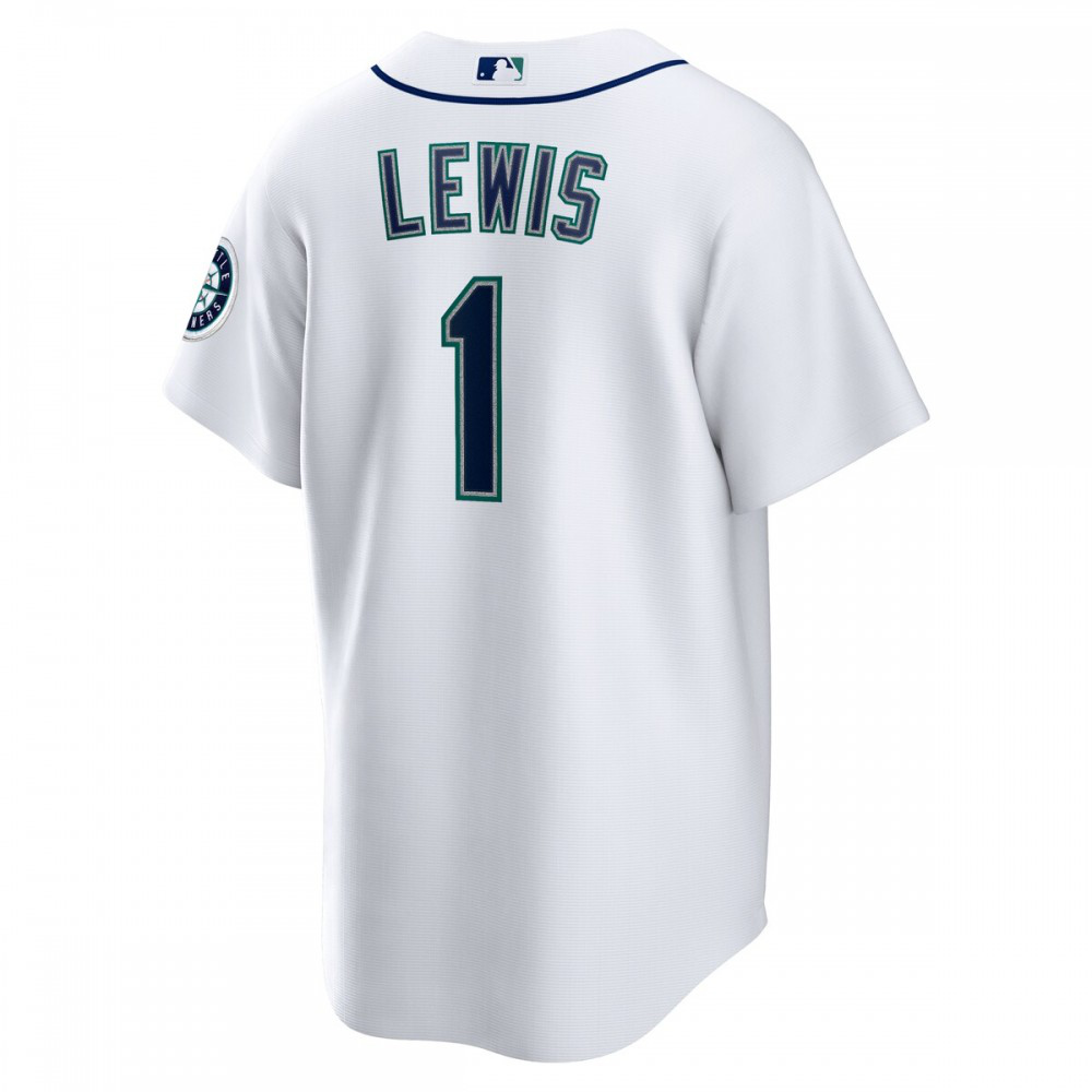 Kyle Lewis Seattle Mariners Replica Player Name Jersey - White-Pro Kit Vault | Brand New 26/27 Sports Jerseys